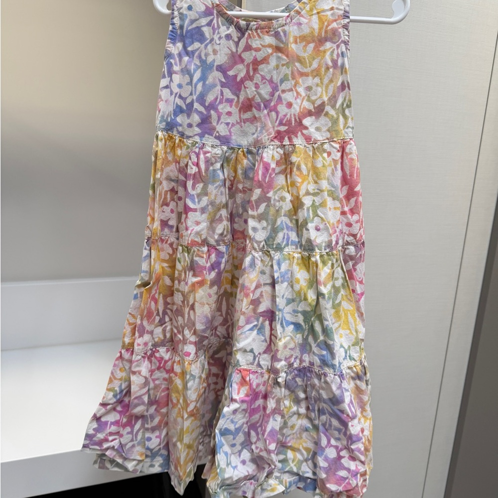 Colorful Floral Kids Dress